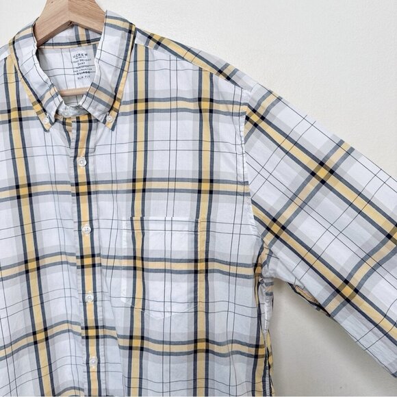 J.crew Mens XL Plaid Light Weight Slim Fit Shirt - Picture 4 of 12